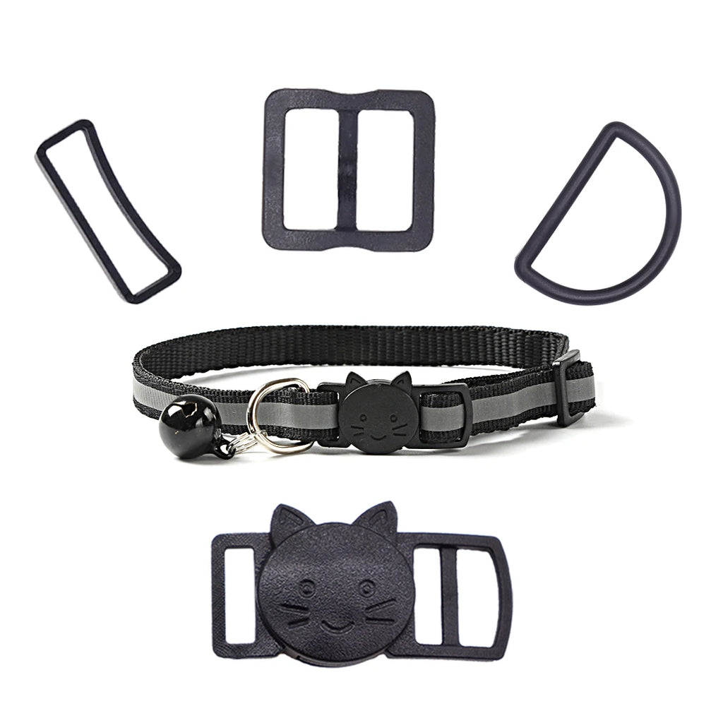 Cat Collars Complete Accessories Plastic Hardware Buckle Set