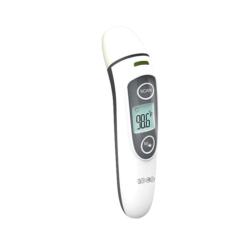 Hot Product Led and Lcd Version Backlight Optional Baby Mode Dual Mode Ear and Forehead Medical Infrared Thermometer