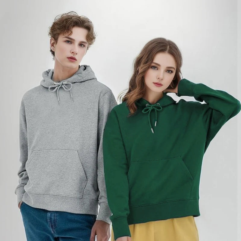 Hot Selling Customized Products 460g Pearl Cotton Fleece Round Neck  Crewneck Sweater Hoodie With Print for Unisex