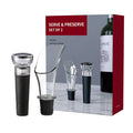 Automatic Wine Aerator Bottle Chirpy Pourer Silicone Stopper Plastic Gift Set for Wine Promotional Wine Accessories