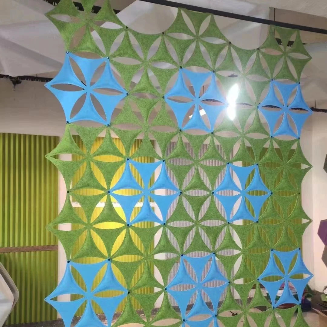Modern Design Free Sample Felt Fabric Acoustic Ceiling Panels Decorative Panels for 3D Wall Acoustic Panels for Wall Covering