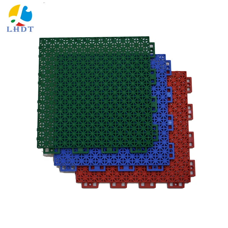 Portable Tennis Plastic Deck Tiles Basketball Rubber Floor for Outdoor Court Grip Sport Tile Puzzle