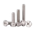 M6 M8 304 Stainless Steel Cross Groove Recess External Hex Hexagon Screws Hex Head Bolt