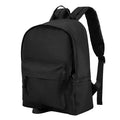 2023 New Wholesale Factory Black Solid Color Durable Classic Casual School Bag Laptop Backpack
