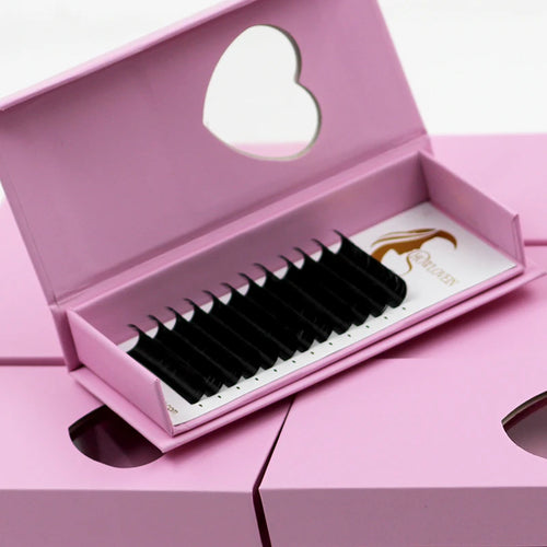 0.03 05 07mm Easy Fan Lashes Matte Self Fanning Easy Fan Blooming Eyelash Extension