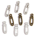 3 Colour 100pcs/bag Antique Silver Color Pin Charm Fit for Bracelets Necklace DIY Metal Jewelry Making 17*5mm J358