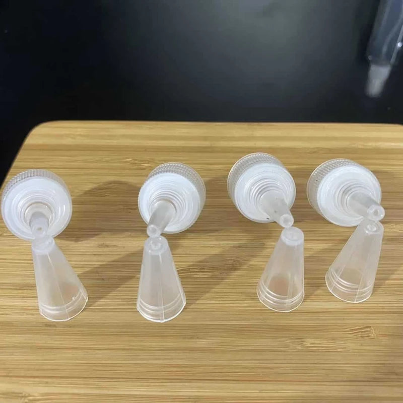 Plastic 18/410 Twist Screw Cap Leak-Proof Recyclable Refillable for Cosmetic Use Squeeze Bottles