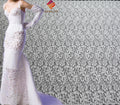 New Collection White Exquisite African French Net Lace Bridal Swiss Chantilly Eyelash Voile Lace Fabric for Wedding Dresses