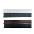 Industrial Grade Room Door Bottom Weather Strip Seal Brush PVC Aluminum Alloy Bracket Nylon Weather Brush OEM Customizable