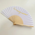 Good Quality Custom Print Wooden Handheld Fan Durable Handheld Fans Vintage Promotion Gift Custom LOGO