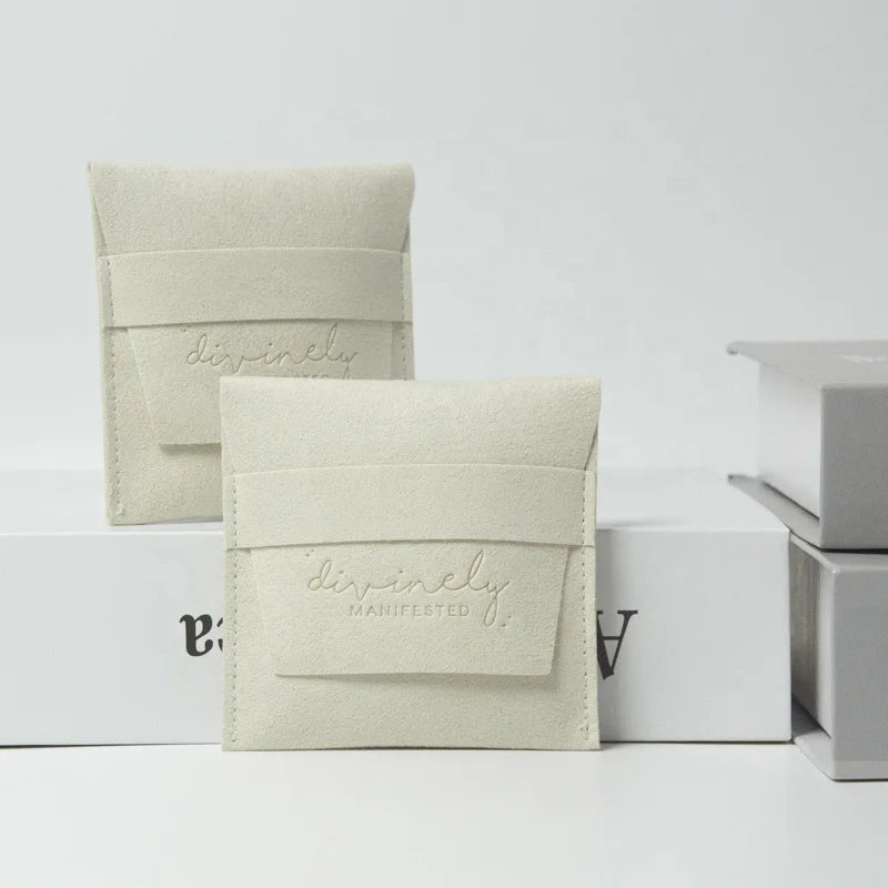 Wholesale Custom Luxury Scratch Resistant Square Jewellery Drawstring Bag Pouch Multifunction Microfiber Jewelry Packaging Silk