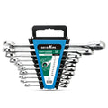Mirror Ratchet Combination Wrench 10 Pc Hand Tool Universal Multi Tool Open End Combination Spanner Ratchet Wrench Set