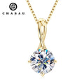 Silver 925 GRA Certificate VVS D Color 6.5MM-9MM Moissanite Infinity Pendant Necklaces for Women Mother's Day Gift