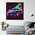 Wholesale Sports Car Pop Art Canvas Printed Painting Wall Art Pop Art Wall Decor for Home Decoration