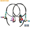 AKANTOR Bicycle Hydraulic Disc Brake Set MTB Bike Brake Calipers Cycle Oil Pressure Front Rear 800/1400mm Disk Brake Parts