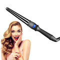 Wholesale Infrared Hair Curling Iron LCD Display Single Tube Electric Hair Curler Ceramic Glaze Coating Hair Curler Wand