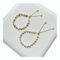 New Top Fashion Natural Baroque Pearl Braceletsilicon Adjustable Ball Closer Real 18k Gold Plated100% Nature Freshwater Pearl