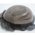 Breathable Mono Lace Front Toupee System for Men with Indian Remy Hair Soft & Smooth Shedding Free