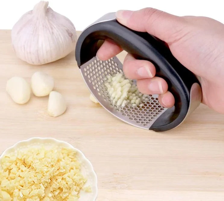 Eco-Friendly Kitchen Tool Garlic Press Kitchen Manufactures Best Selling Garlic Peeler Stainless Steel Garlic Press