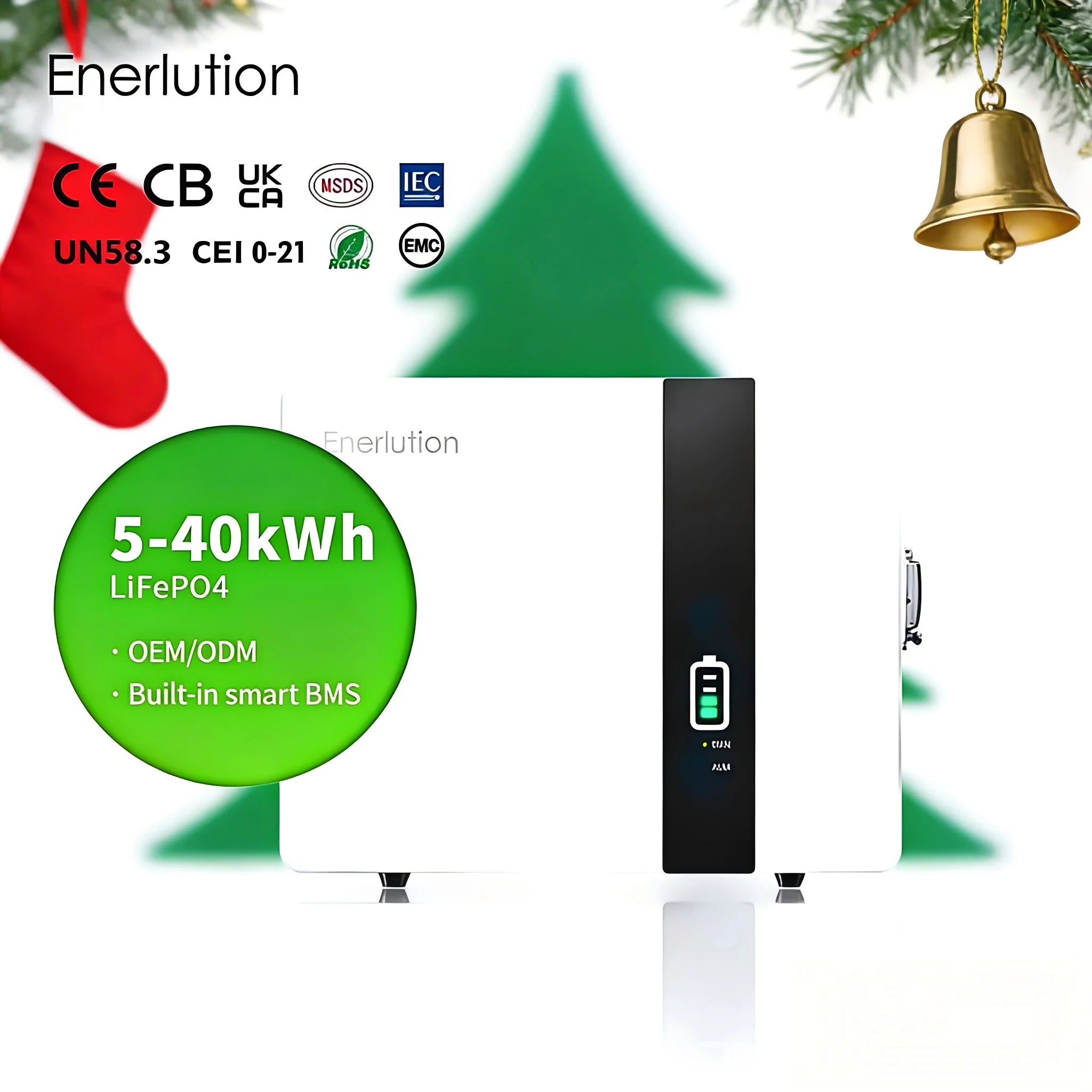 EU Waregouse 5kWh LFP Battery 51.2V 100Ah Deep 6000 Cycles Powerwall Mounted Type for Solar Home Applications