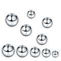 1.2mm 1.6mm Stainless Steel Replacement Balls Cross Piercing Barbell Parts for Nose Rings Body Puncture Accessory Stone Material