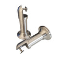Heavy Duty Toilet Hardware Accessories 304SS Stainless Steel Toilet Cubicle Partition Supporting Legs for 25mm Phenolic Panel