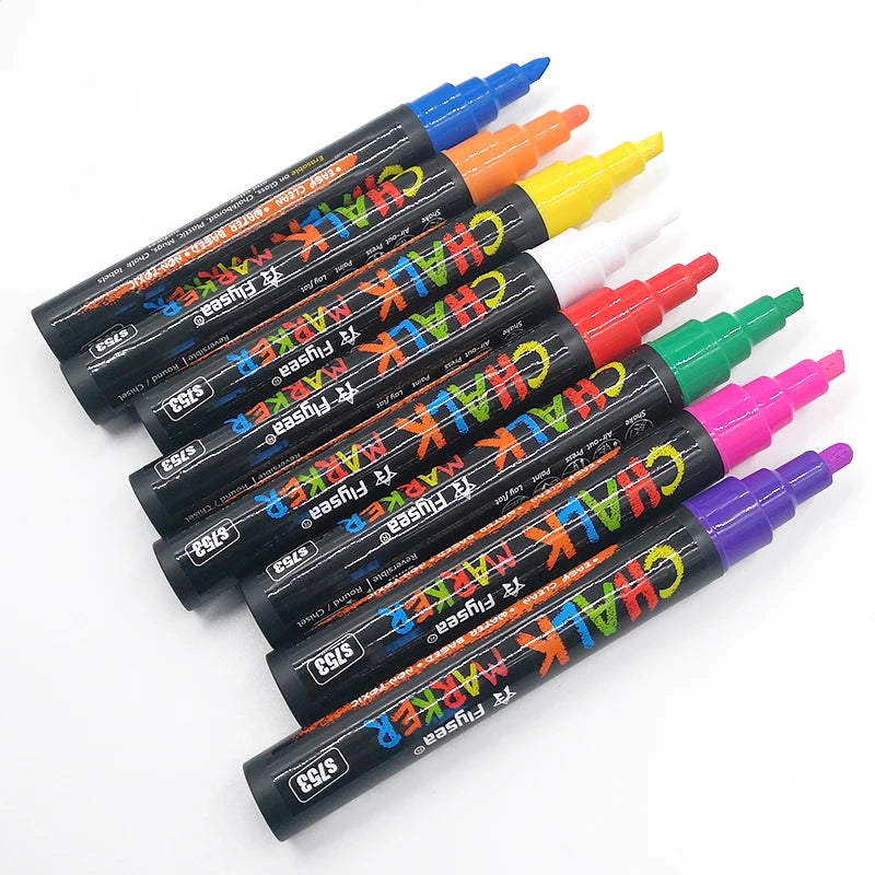 Chalk Board Markers With 8 Pack Assorted Color for Blackboard
