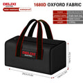 Delixi Customized Black Single-Layer Classic Waterproof Tool Bag Zipper Closure 150 lb Capacity Dimensions 15 Electric Factory