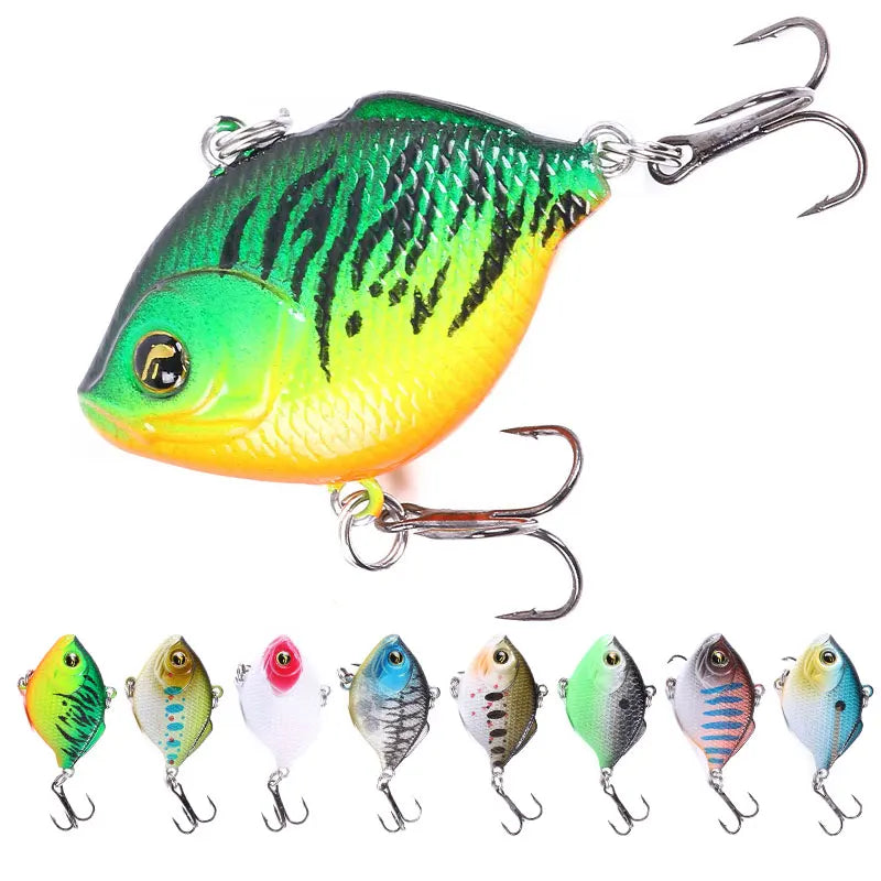 Wholesale VI034 4cm 9g Artificial Hard Plastic Vibration Baits Sinking VIB Fishing Lures