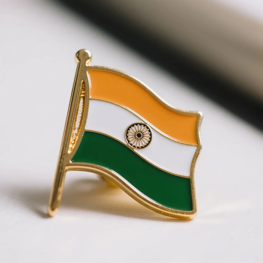 Factory Manufacturer Pins Custom Design Bulk Cartoon Metal Pin Badge Wholesale Hard Soft Enamel India Lapel Pins