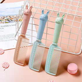 Cartoon Cute Rabbit Comb Hot Sale Wholesale Plastic Comb New Portable Massage Hair Combs for Hair Women