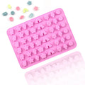 Many Cavities Eco-Friendly Odorless Silicone Gummy Candy Molds with Dropper Nonstick Food Grade for Chocolate