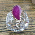 HY Handmade Colorful Natural Agate Napkin Ring Rhinestone Napkin Ring Kitchen Accessories MegaBDM