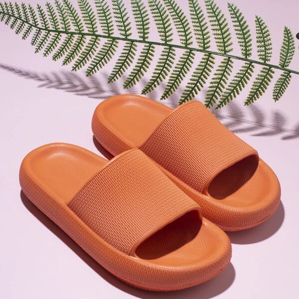 Women's Fashionable Open Toe for Slippers with Soft Chunky Sole Summer Wholesale Hot Selling EVA Outsole for Home Bathroom Use