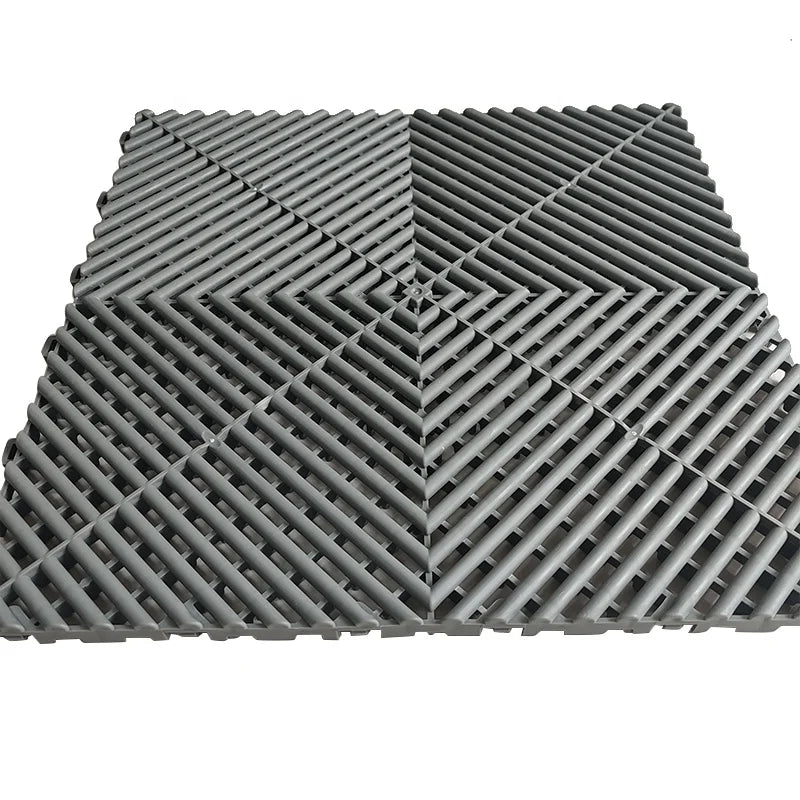 Heavy Duty Industrial Design Interlocking Garage Floor Tiles DIY Multipurpose Workshop Warehouse Vinyl Flooring Anti-Slip