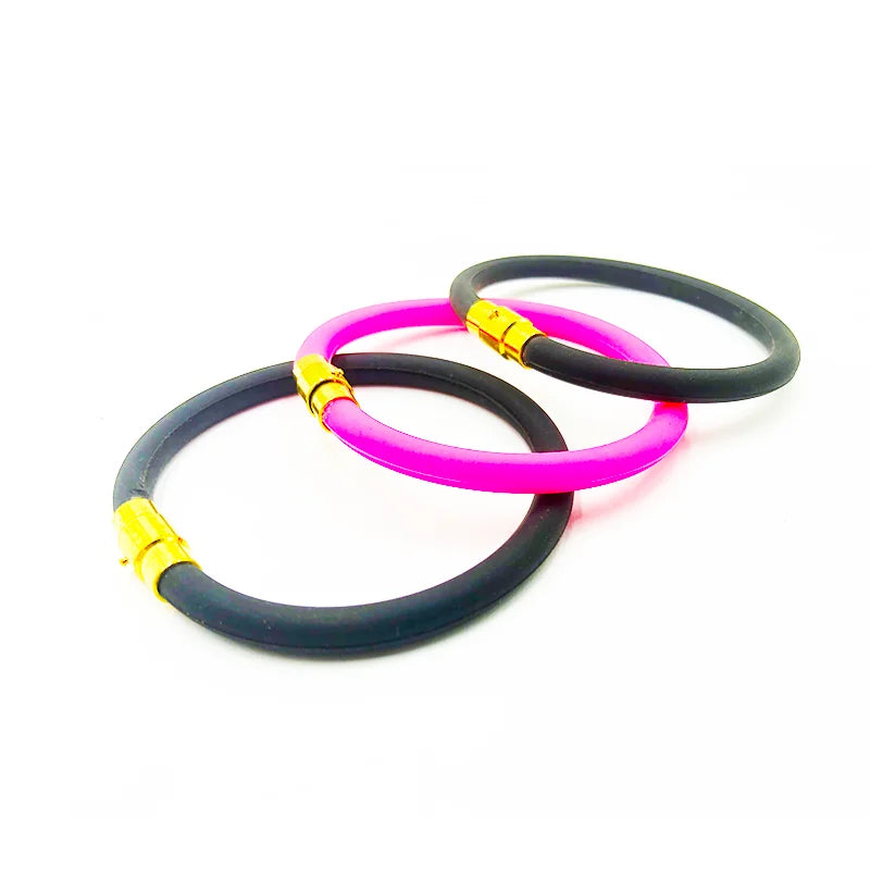 Free Sample Best Promotion Gifts Customized Color Folk Art Style Handmade Silicone Bracelet Christmas Application New Design