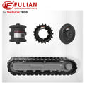 TB015 Series Mini Excavator Spare Parts Rubber Track Assembly Top Roller Sprocket Idler Bottom Track Roller for Takeuchi