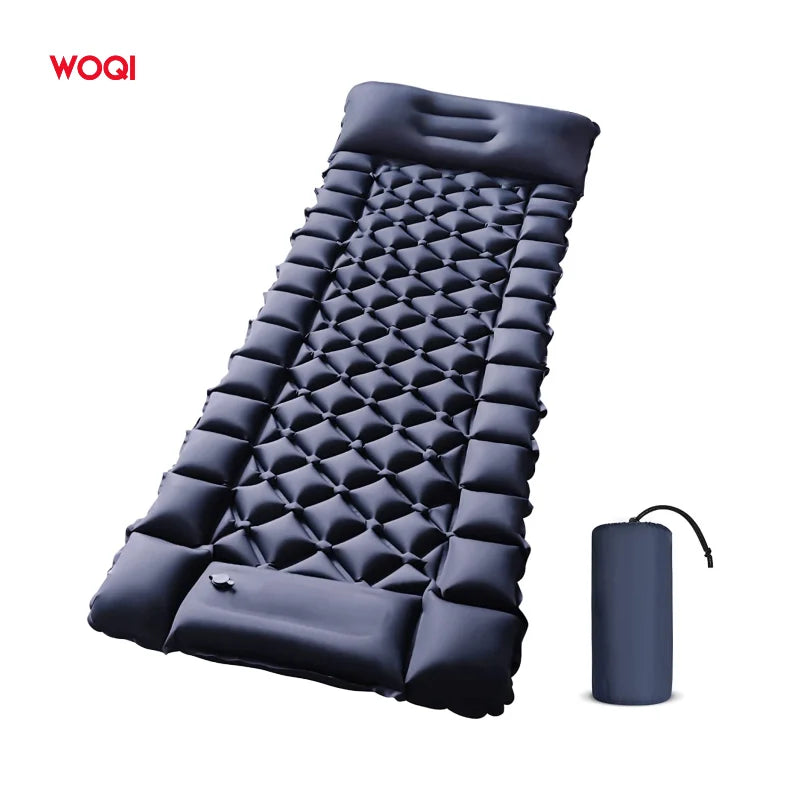 WOQI Compact Lightweight Waterproof Camping Mat TPU Material Portable 4 Seasons Easy Folding Sleeping Pad