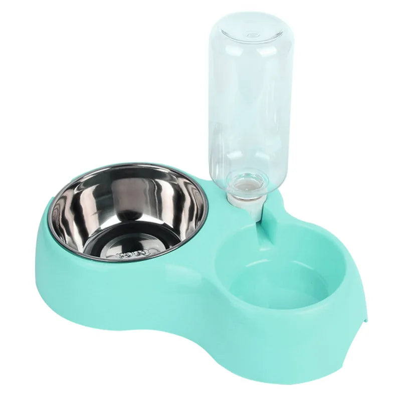 Stainless Steel Pet Bowl Water Dispenser Double Bowl Design for Hydration Durable Dog Cat Food Water Bowl