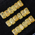 Starsgem Hpht Fancy Shape Cultivation Yellow Diamond Lab Grown Radiant Diamond