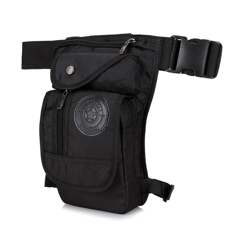 Unisex Drop Leg Sports Running Bag Multi-functional Cross-body Waterproof Zipper Closure Candy Outdoor Trendy Fashion