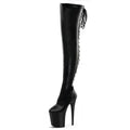 20cm Women Wear Over the Knee Boots High-heeled Shoes in the Autumn/winter Thighs Women Stripper High Heels Dancing Shoes