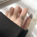 Chill Fashion Pure 925 Sterling Silver Shiny Cute Animal Snake Shaped Finger Rings for Women Jewelry