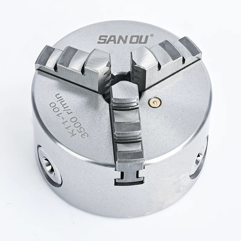 Scroll Chuck 100MM SANOU Brand 3 Jaw Self-Centering Chuck K11-100 Metal Lathe Chuck for Mini Lathe at Discount
