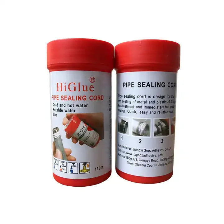 BS6920 Approved Pipe Sealing Cord Thread Sealant Seal Tape Pipes for Plumbing Pipes and Fittings 150m 50m