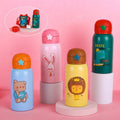 Cute Cartoon 500ml Dinosaur 316 Stainless Steel Kids Back to School Insulated Water Bottle Portable