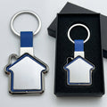 Wholesale Manufacturer Spinning Key Chain Soft Enamel Die Cast Metal House Keychain Custom Logo Spinning Metal Keychain