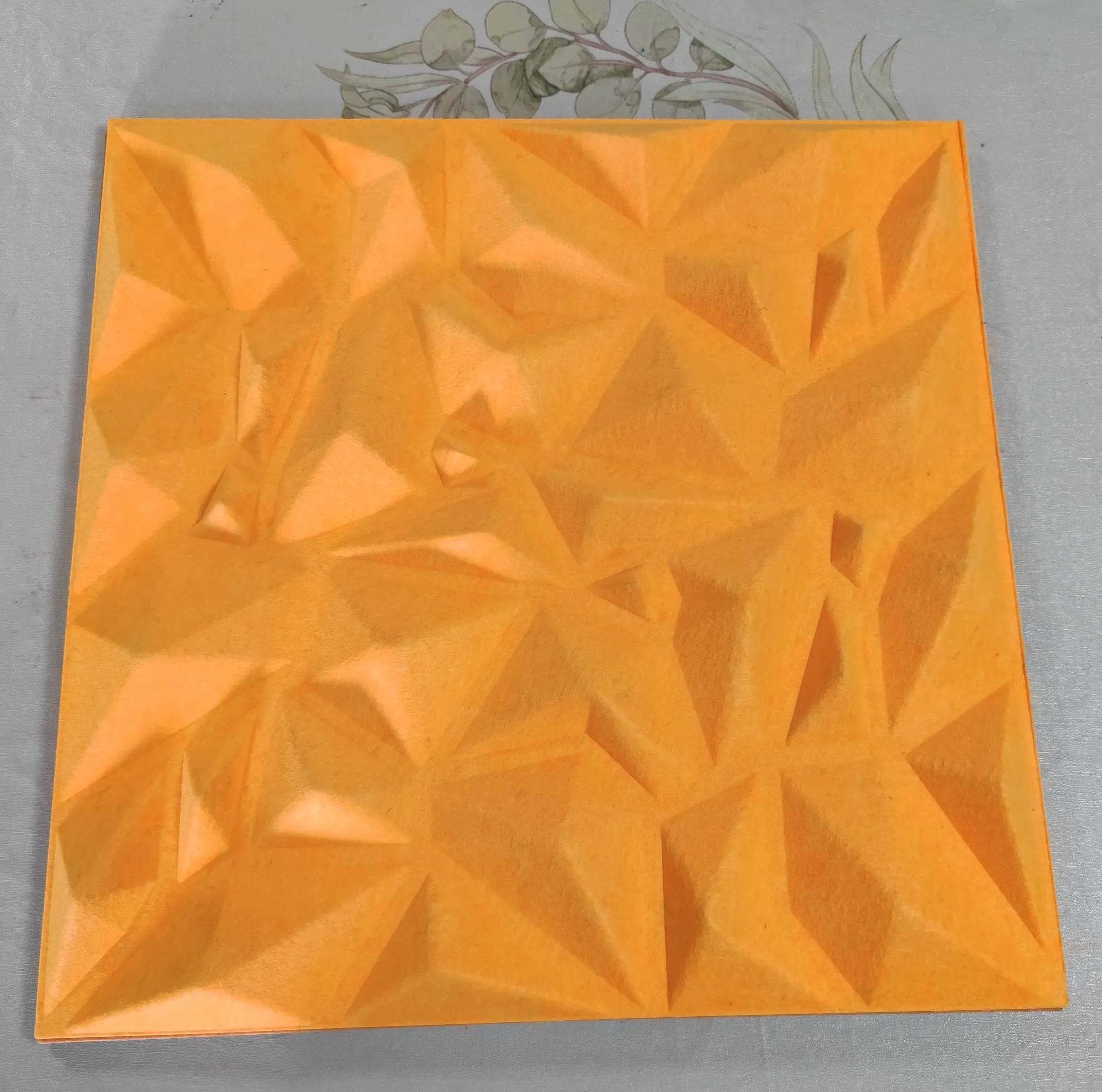 TOP Selling Factory Good Quality Pet Polyester Acoustic Panel Modern Decorative 19.7"*19.7" Size Acoustic Ceiling Panels