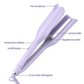 Foldable Lcd Display Hair Styling Professional Wave Hair Curling Ceramic Irons 3 Barrel Electric Hair Curler
