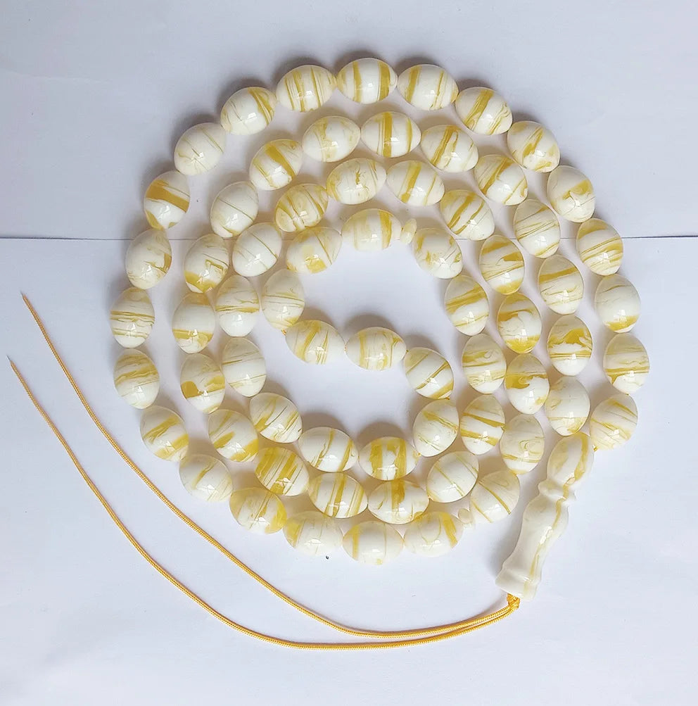 Muslim Wholesale Tasbih Beads Natural Stone Acrylic Prayer Beads Amber Misbaha Handmade Luxury Rosary Supplier